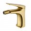 Grifo de bidet monomando oro cepillado Delos de Imex
